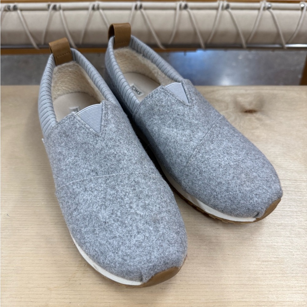 Tom’s slip on sneakers felt wool